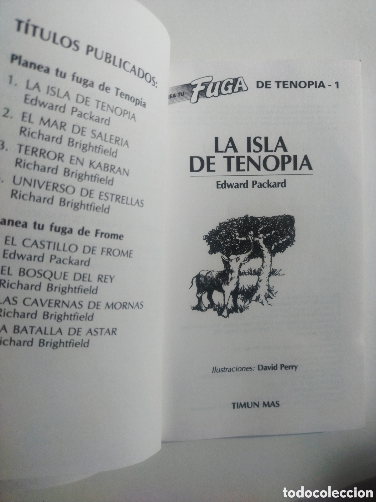 Libros de segunda mano: La Isla de Tenopia - Planea tu fuga 1 - Edward Packard - Timun Mas - Foto 9