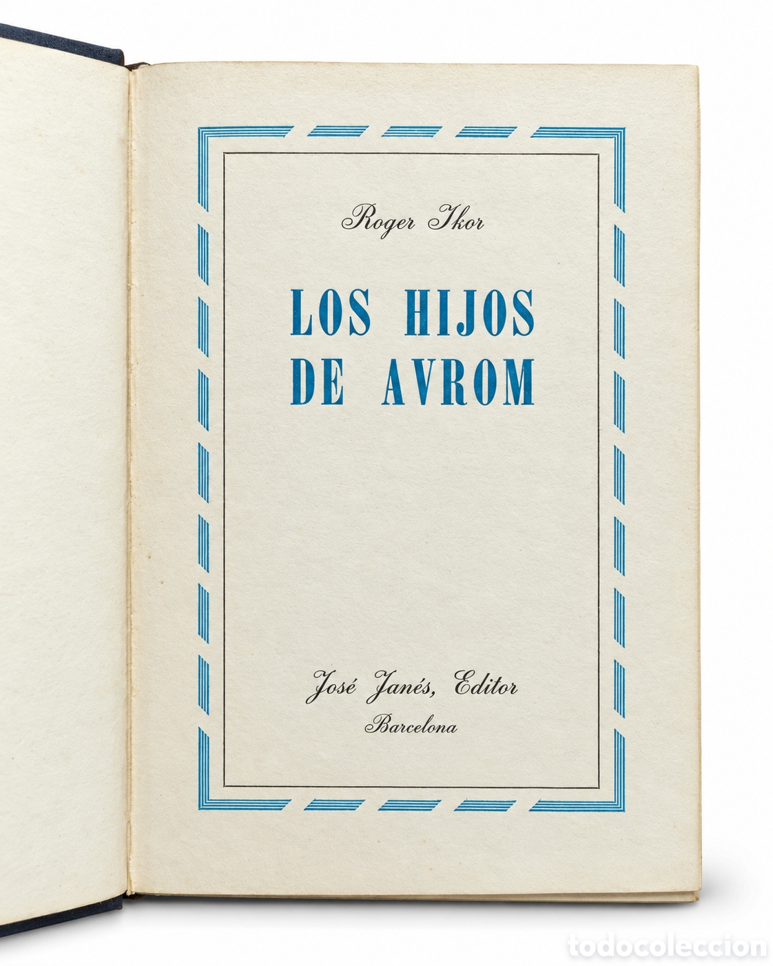 Libros de segunda mano: Roger Ikor &mdash; Los hijos de Avrom &mdash; LML - Foto 2