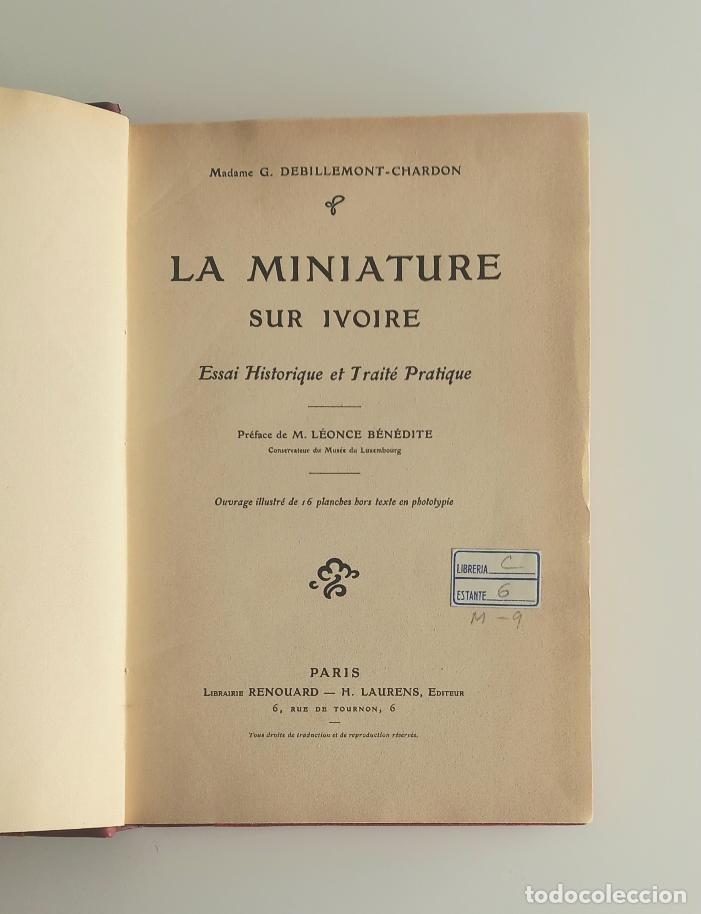 Second hand books: TRABAJOS SOBRE MARFIL. EXCELENTE LIBRO. A&Ntilde;O 1909. Completo. 16 L&aacute;minas.