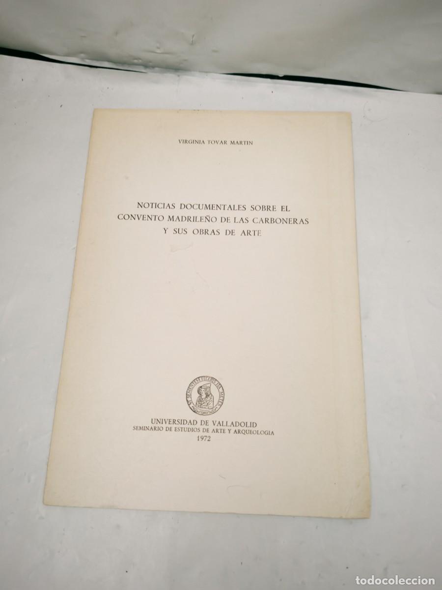 Second hand books: Noticias documentales sobre el convento madrile&ntilde;o de las Carboneras y sus obras de arte