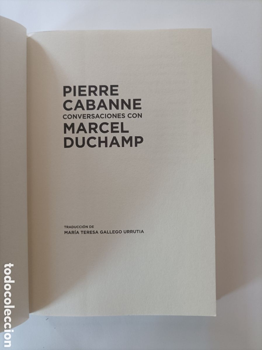 Libros de segunda mano: Conversaciones con Marcel Duchamp / Pierre Cabanne / Motherwell, Robert - Foto 2