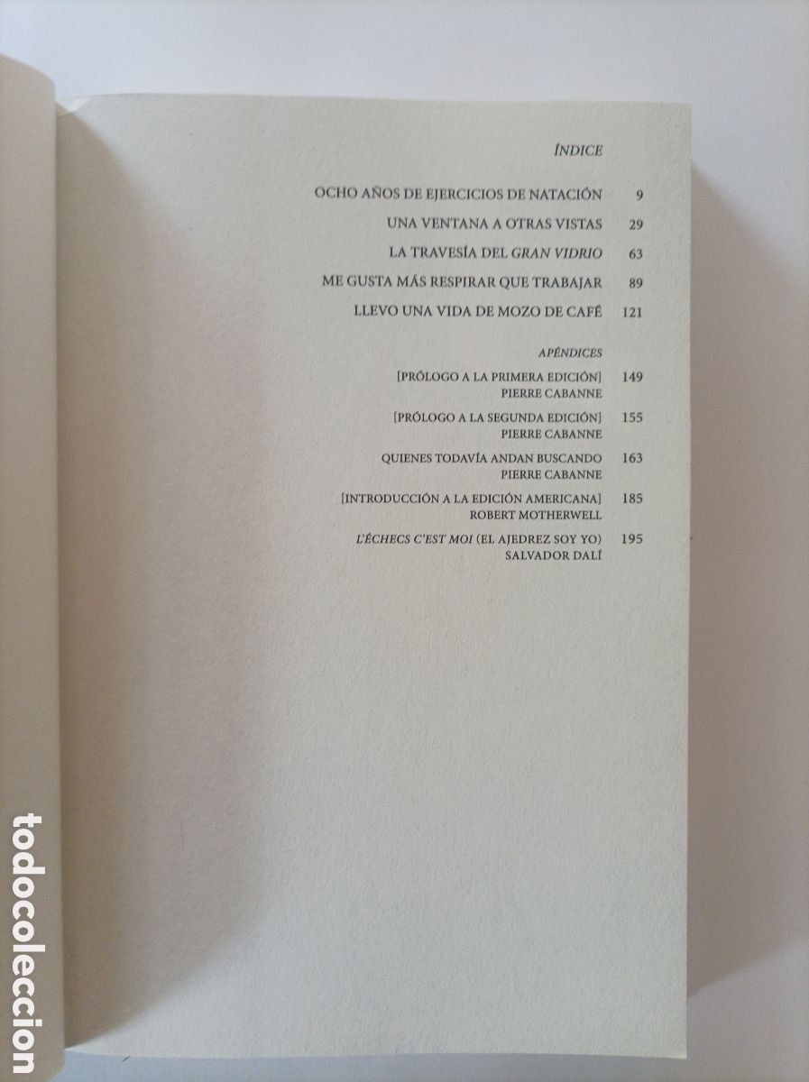 Libros de segunda mano: Conversaciones con Marcel Duchamp / Pierre Cabanne / Motherwell, Robert - Foto 3