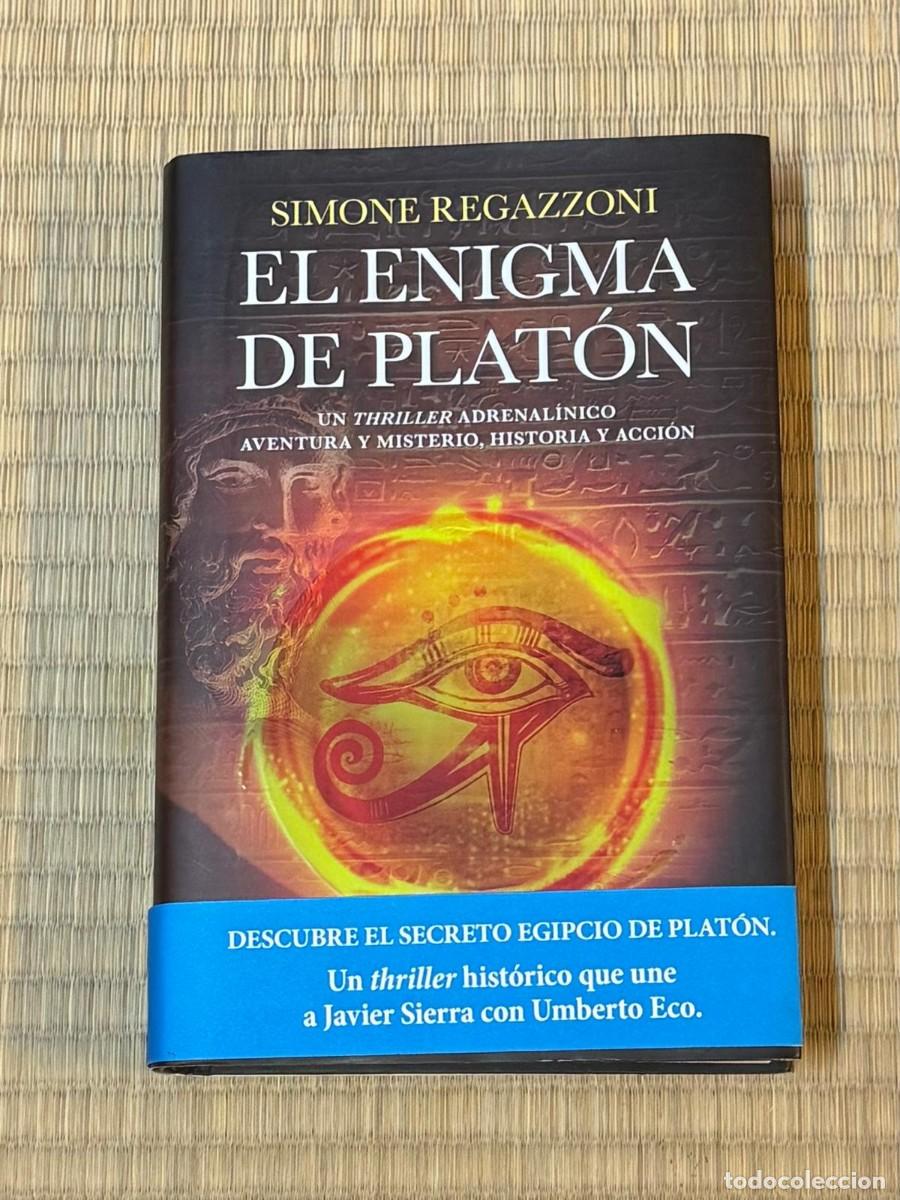 Libros de segunda mano: Libro El Enigma de Platon - Simone Regazzoni - TAPA DURA - Foto 1