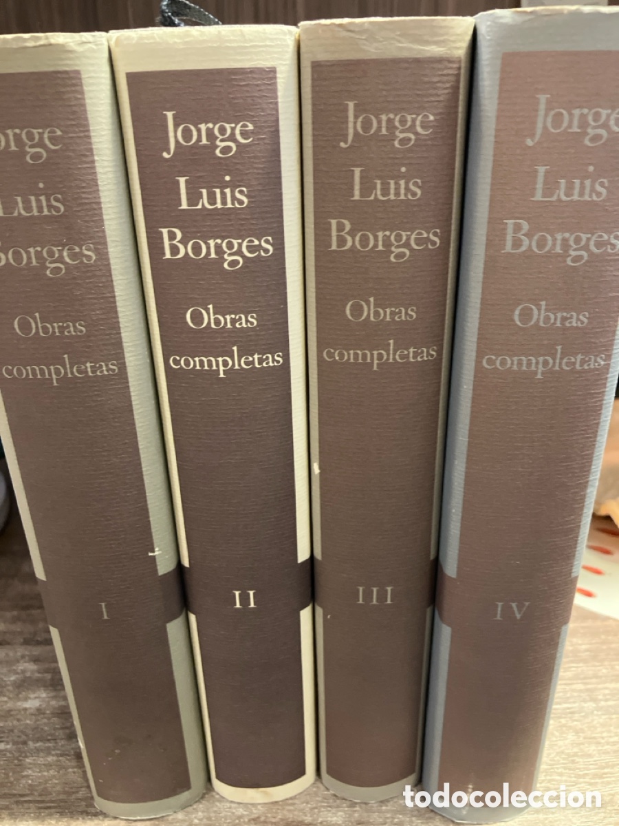 Libros de segunda mano: Borges obras completas. C&iacute;rculo de Lectores. 4 tomos completa. - Foto 1