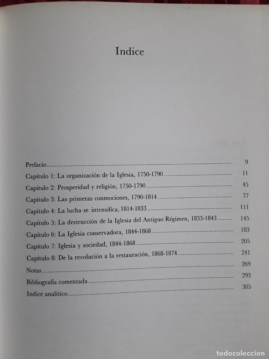 Libros de segunda mano: IGLESIA, PODER Y SOCIEDAD EN ESPA&Ntilde;A, 1750 - 1874. WILLIAM J. CALLAHAN. - Foto 5