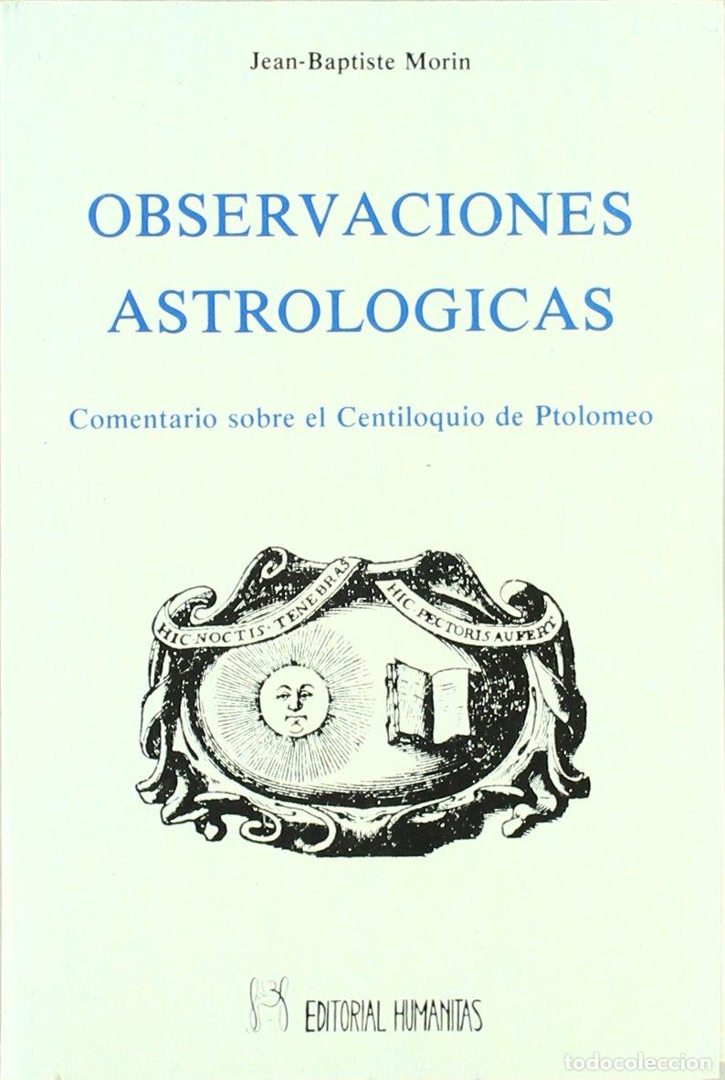 Libros de segunda mano: Observaciones Astrologicas - Foto 1
