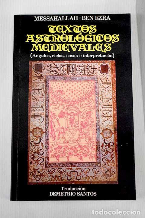 Libros de segunda mano: Textos astrologicos medievales - Foto 1