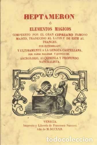 Libri di seconda mano: Heptameron o elementos magicos