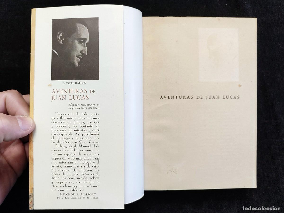 Libros de segunda mano: AVENTURAS DE JUAN LUCAS, MANUEL HALCON. 3&ordf; ED. 1945 - Foto 4
