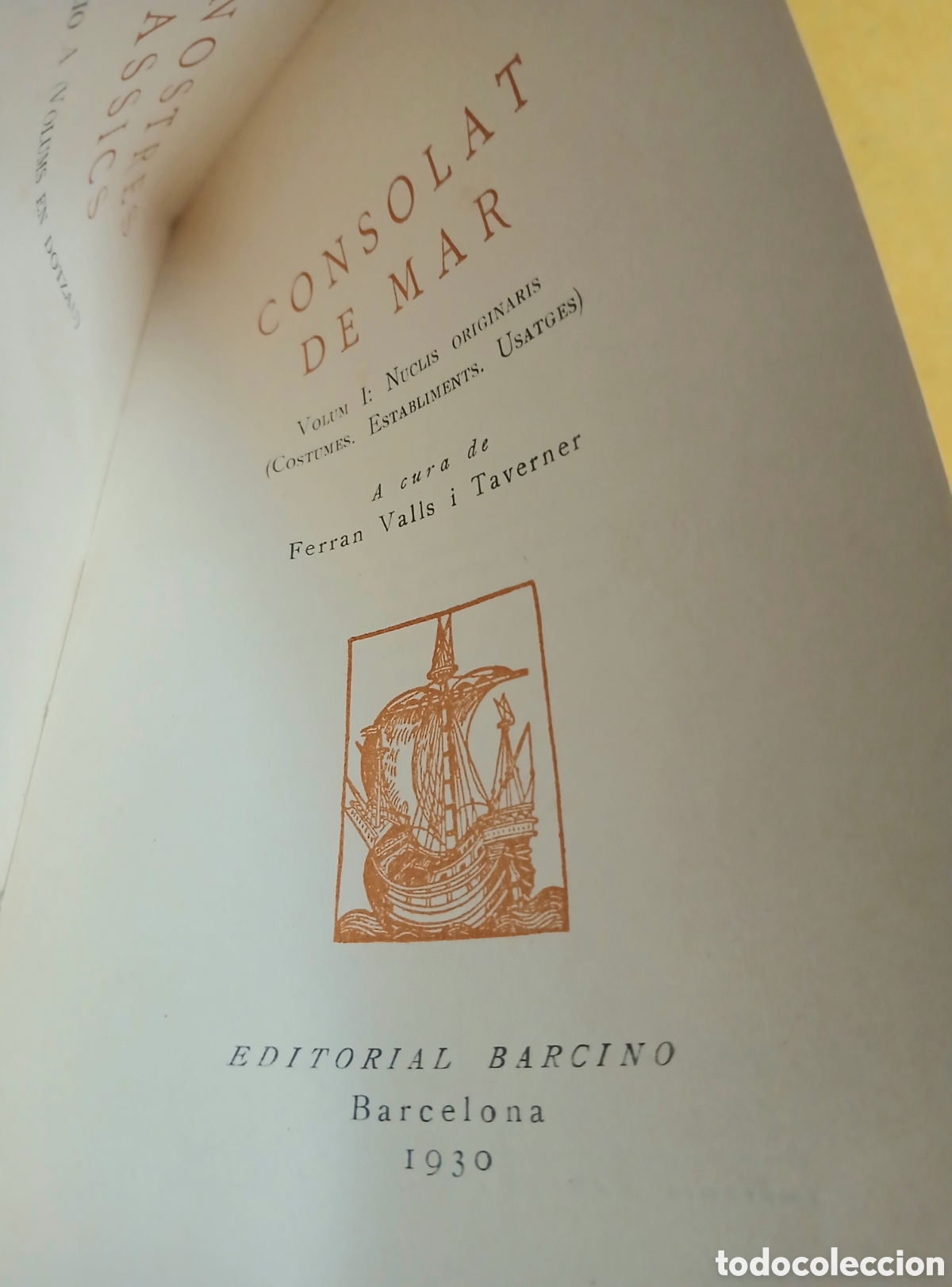 Libros de segunda mano: Consolat de mar, ed. Barcino - Foto 6