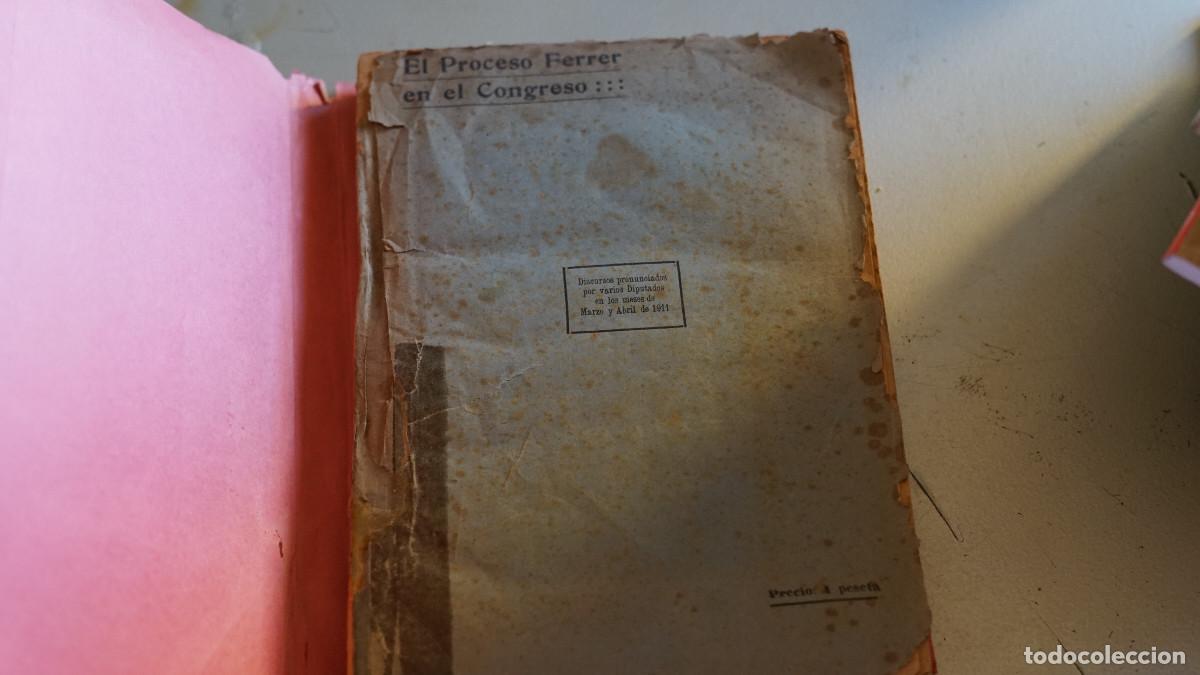 Libri di seconda mano: El proceso Ferrer en el Congreso