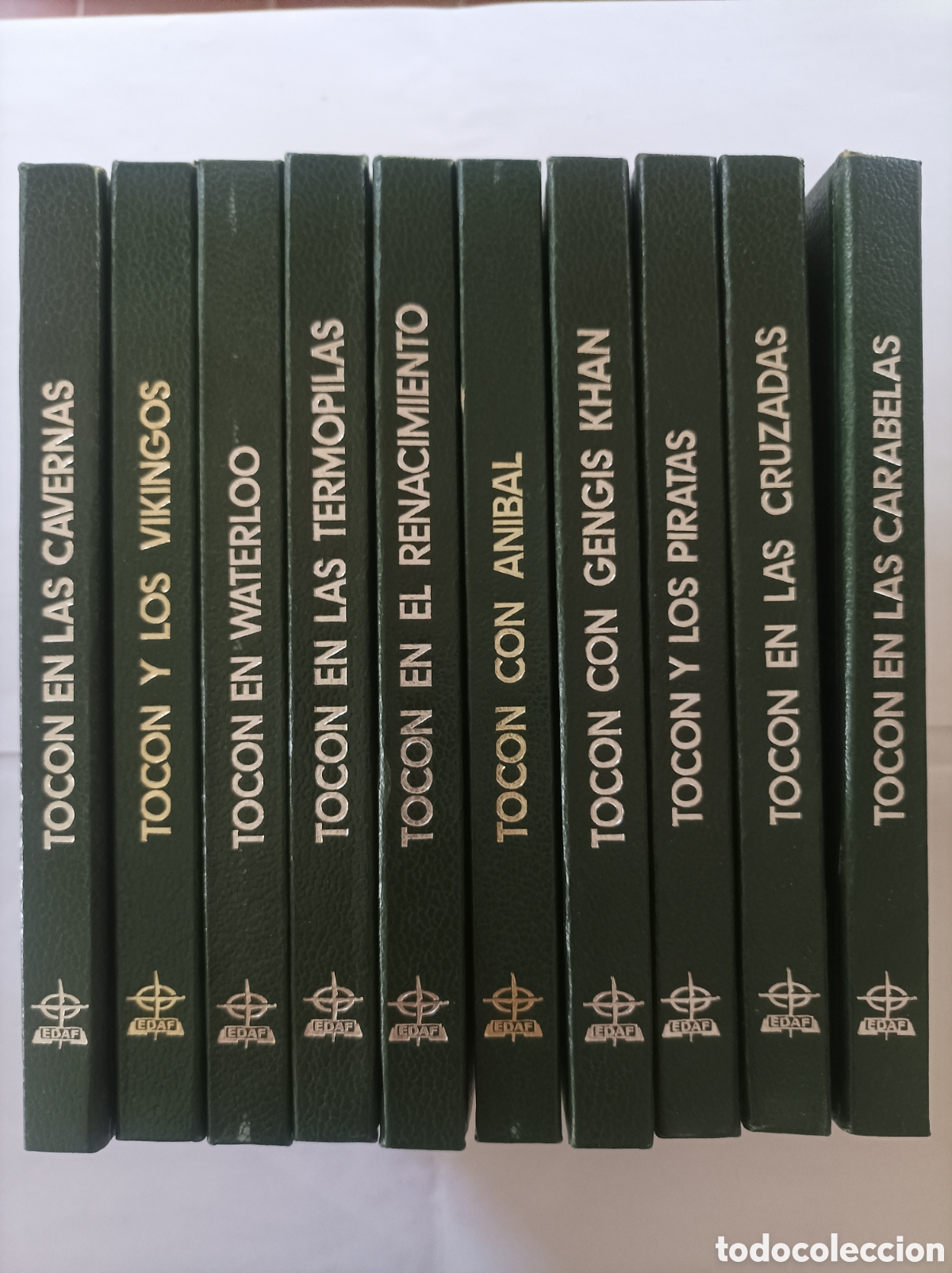Second hand books: Toc&oacute;n en los grandes episodios de la historia / Aldo Berti. 10 libros. Completa. EDAF, 1974