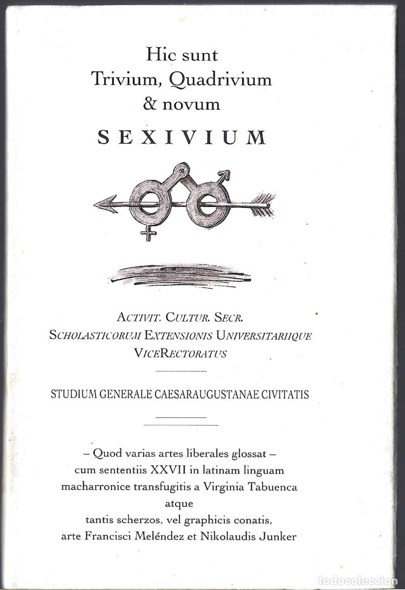 Libros de segunda mano: Francis MEL&Eacute;NDEZ : Hic sunt Trivium, Quadrivium & novum SEXIVIUM. (Zaragoza, 1991)