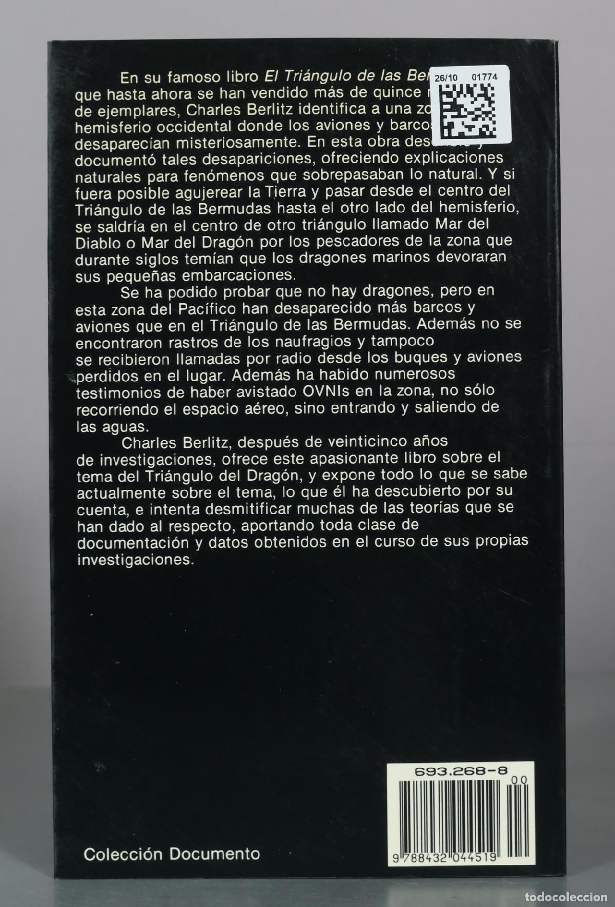 Libros de segunda mano: El Tri&aacute;ngulo del Drag&oacute;n - Charles Berlitz - Planeta - Foto 2