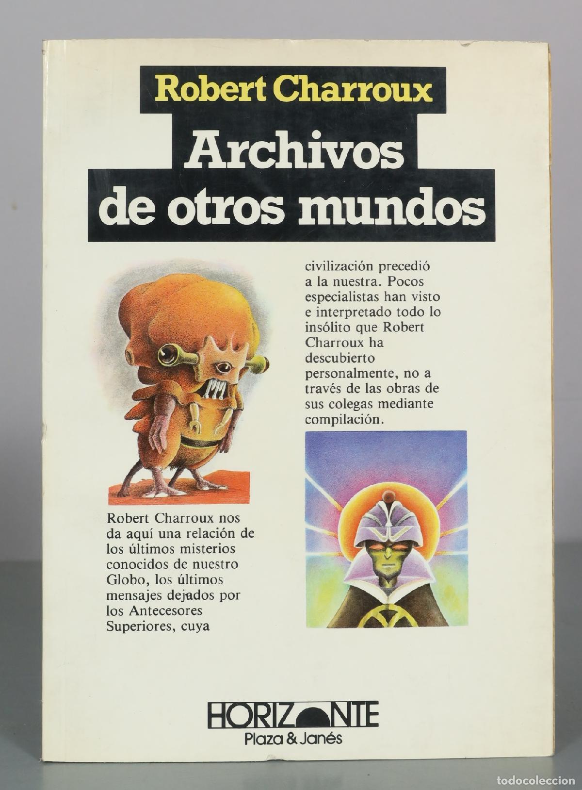Livros em segunda m&atilde;o: Archivos de otros mundos - Robert Charroux - Plaza & Jan&eacute;s
