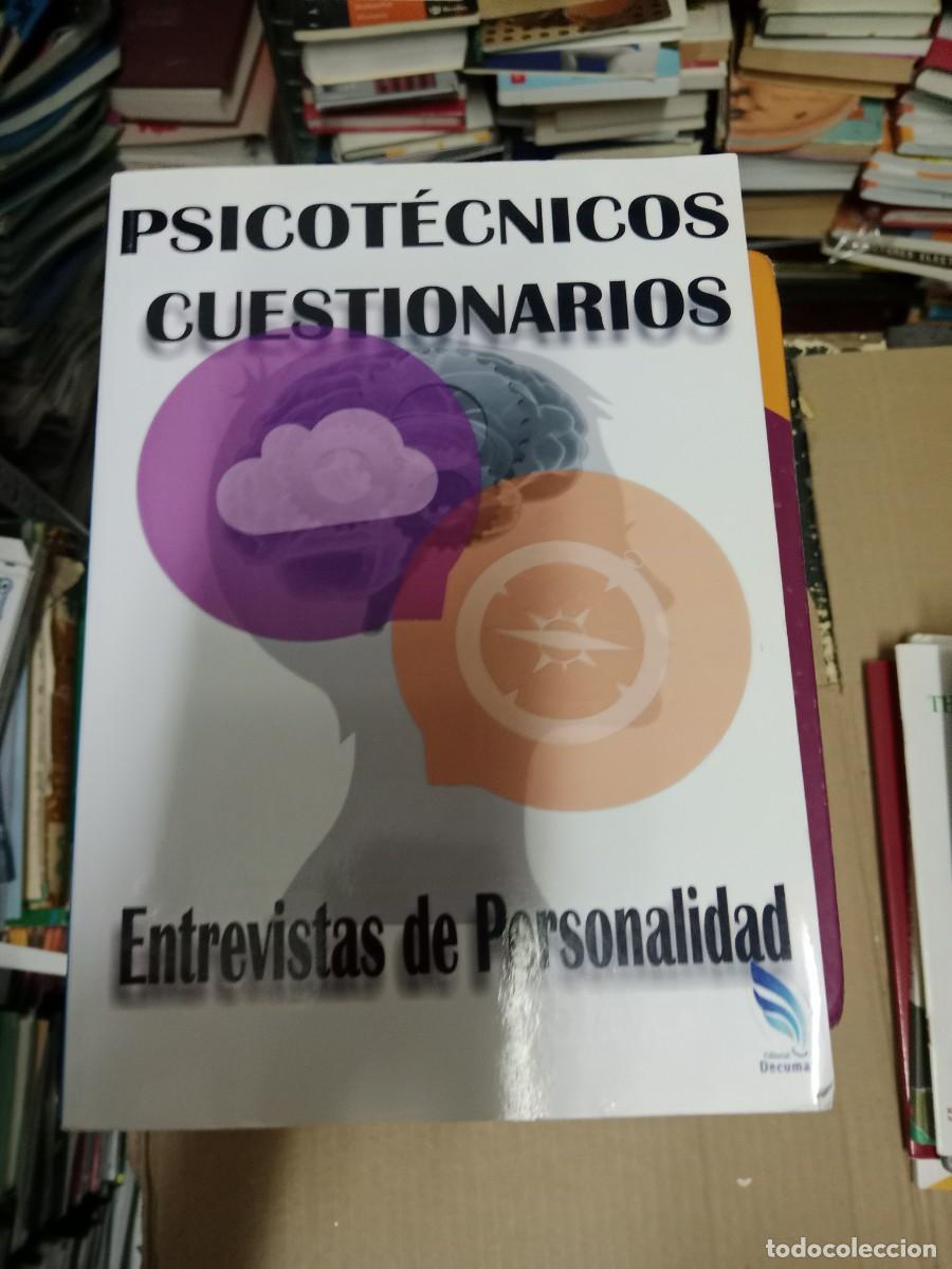 Libros de segunda mano: PSICOTECNICOS CUESTIONARIOS ENTREVISTAS DE PERSONALIDAD LIBRO TOP-08