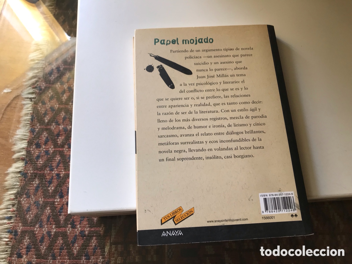 Libros de segunda mano: Papel mojado. Juan Jos&eacute; Mill&aacute;s. Anaya - Foto 2