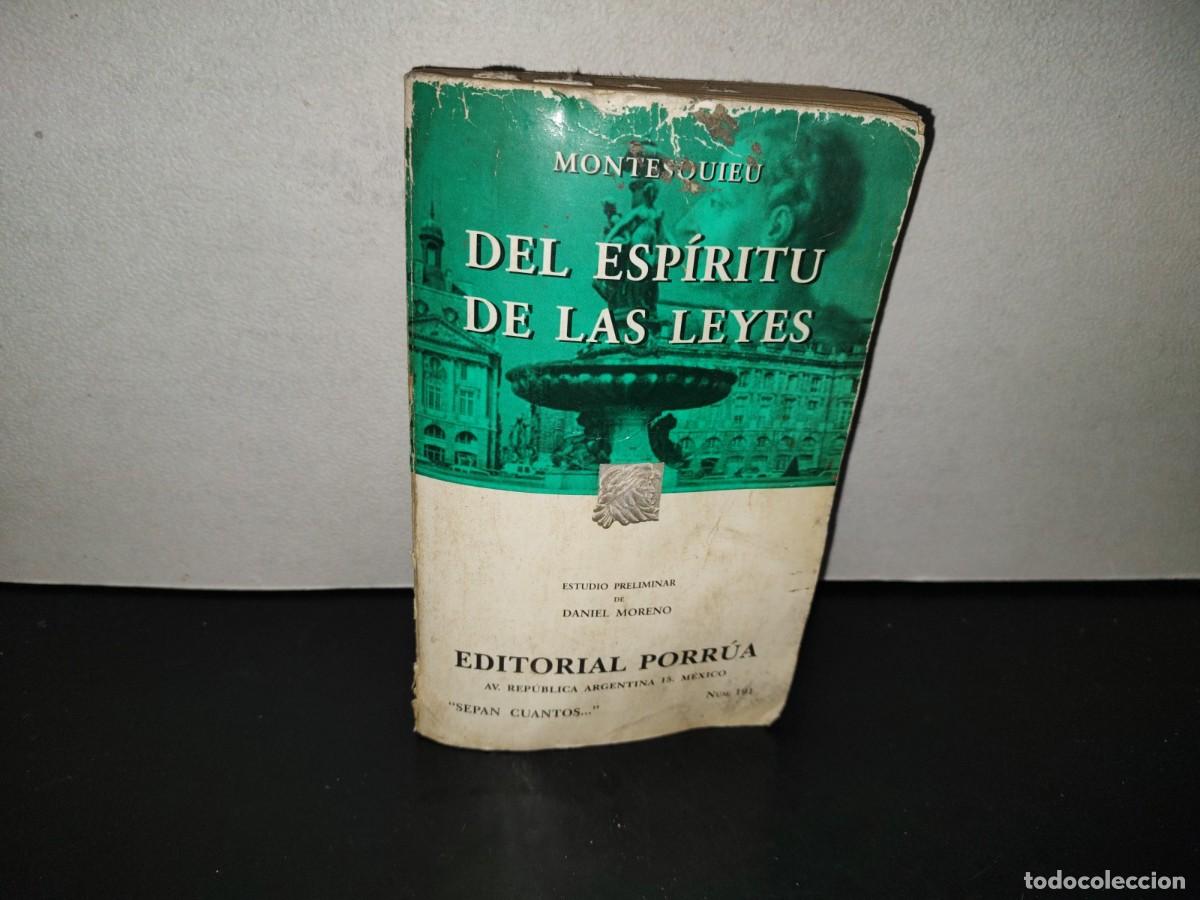 Gebrauchte B&uuml;cher: 221- Del Esp&iacute;ritu De Las Leyes - Montesquieu - Editorial Porr&uacute;a