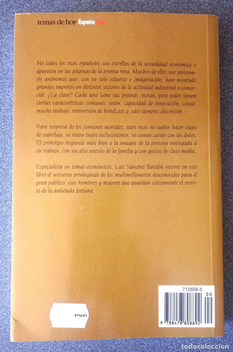 Libros de segunda mano: Ricos Y Desconocidos Luis S&aacute;nchez Bard&oacute;n - Foto 7