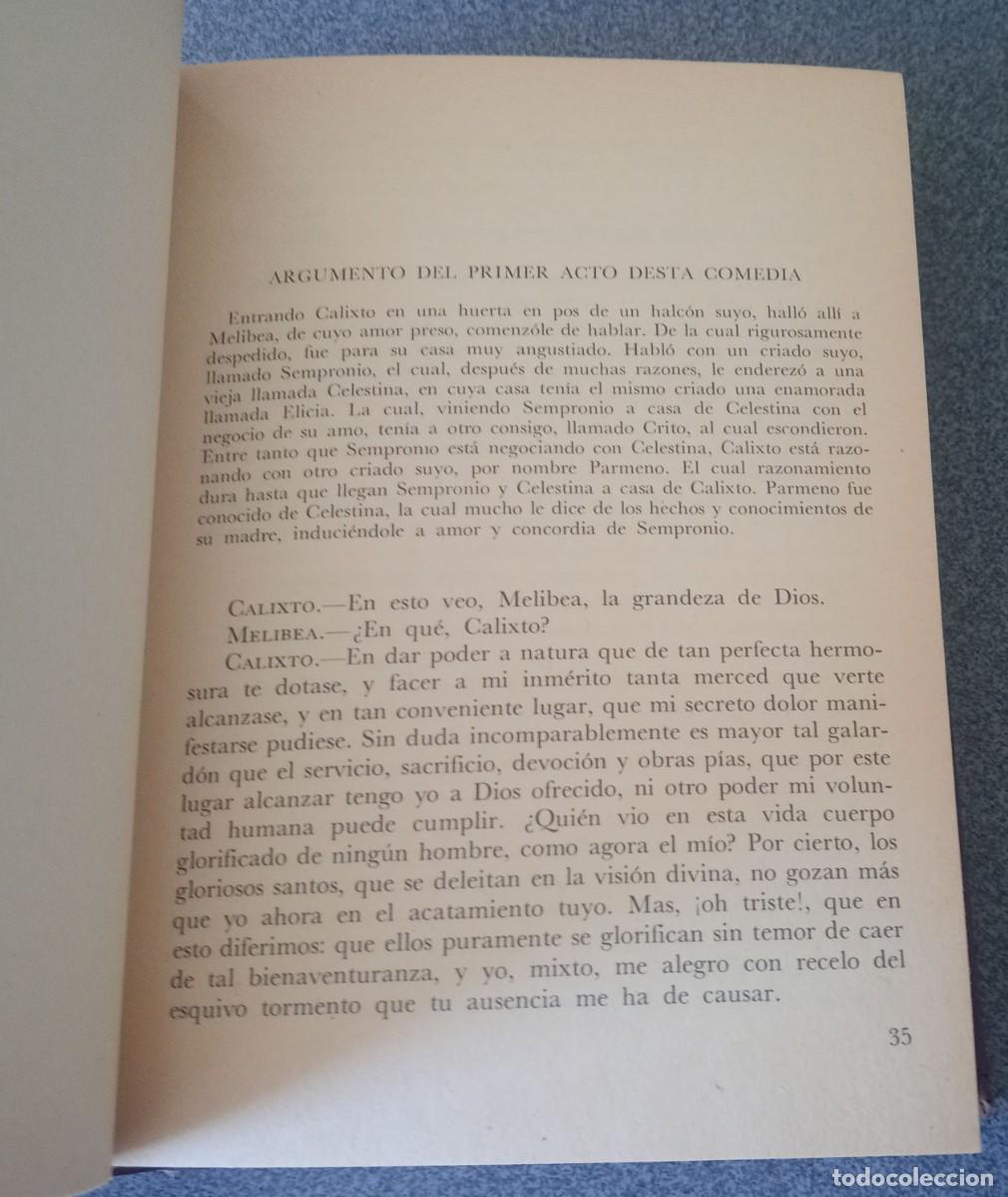 Libros de segunda mano: La Celestina Fernando De Rojas - Foto 7