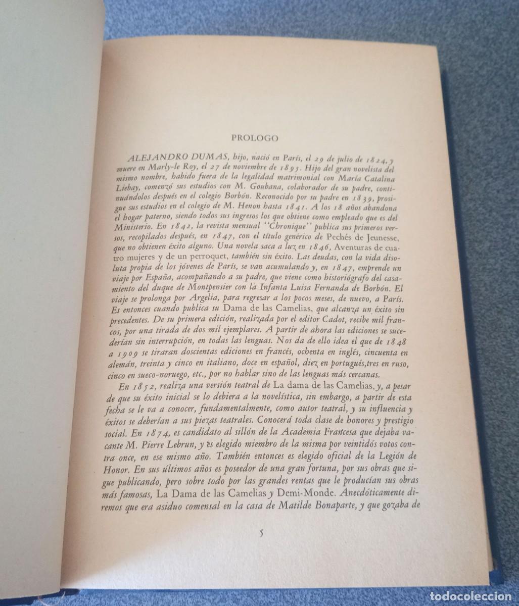 Libros de segunda mano: La Dama De Las Camelias Alejandro Dumas - Foto 4