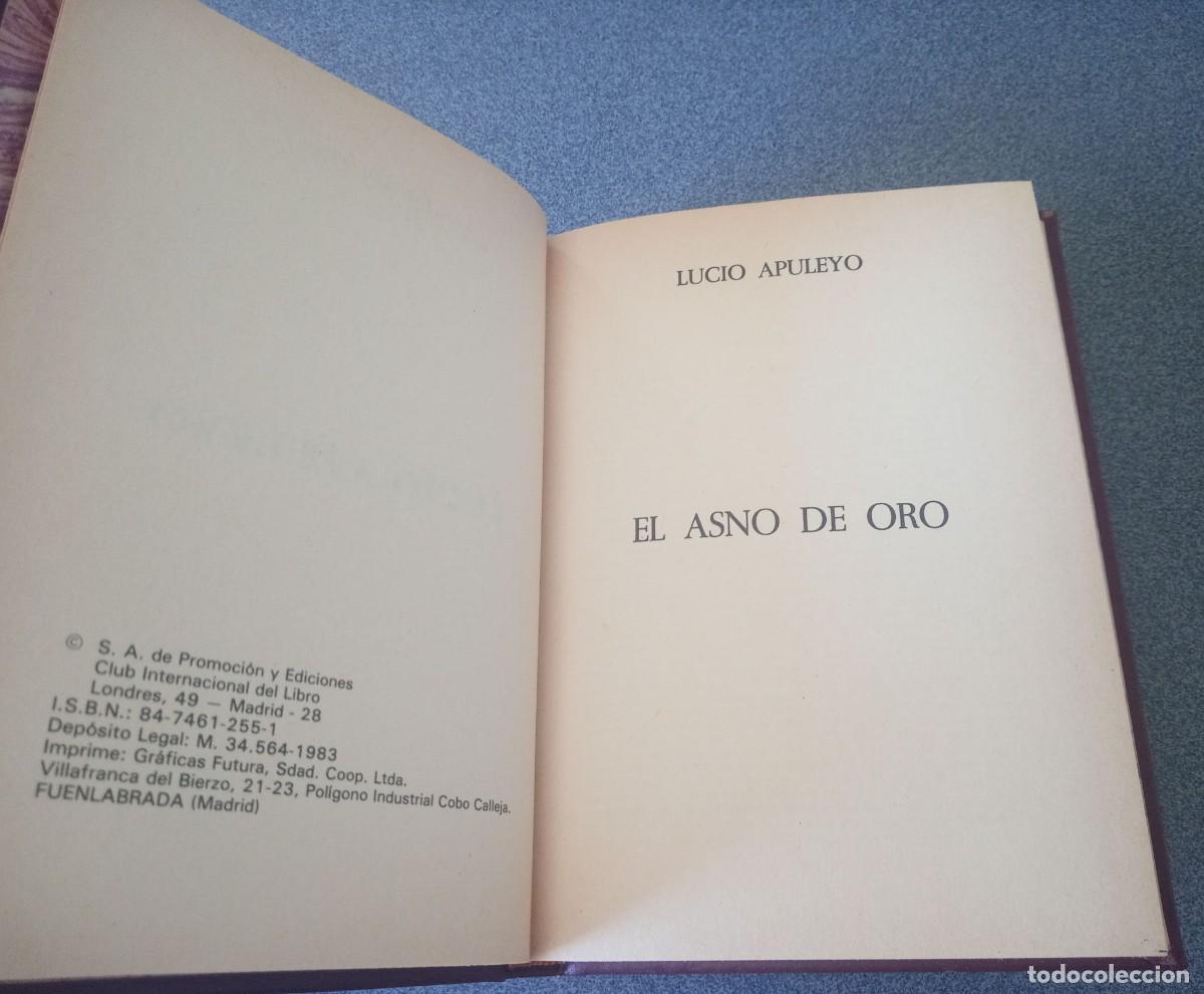 Libros de segunda mano: El Asno De Oro Lucio Apuleyo - Foto 3