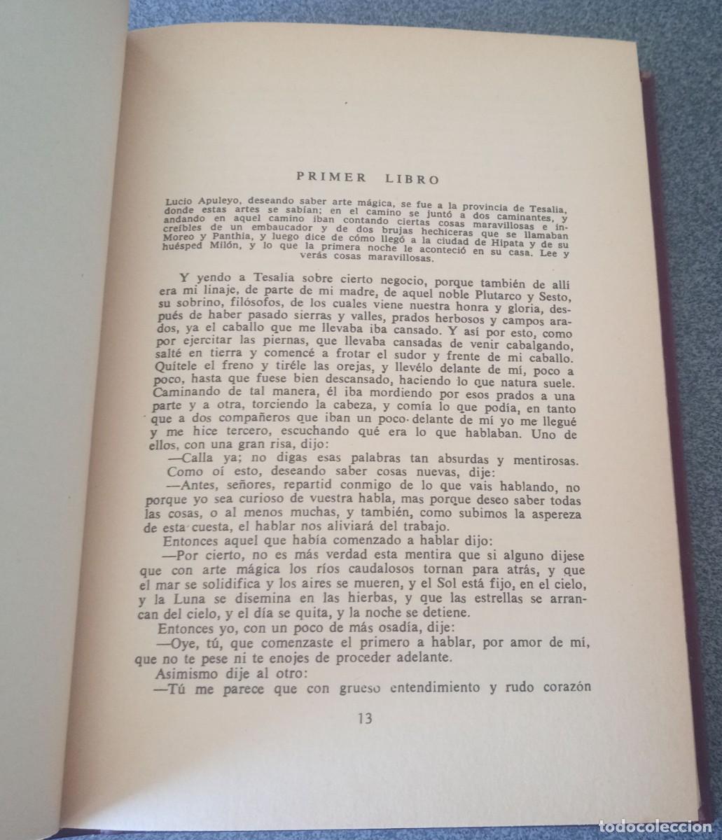 Libros de segunda mano: El Asno De Oro Lucio Apuleyo - Foto 5