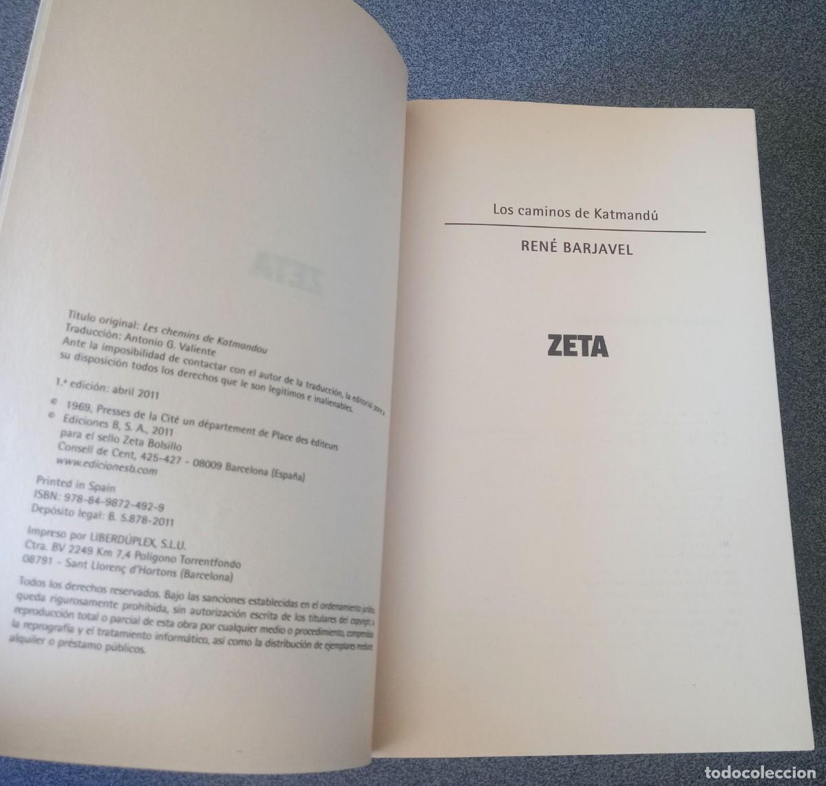 Libros de segunda mano: Los Caminos De Katmand&uacute; Ren&eacute; Barjavel - Foto 3