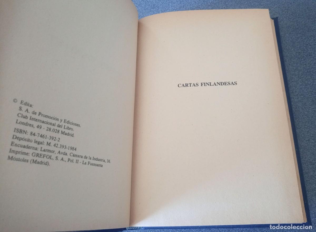 Libros de segunda mano: Cartas Finlandesas Angel Ganivet - Foto 3