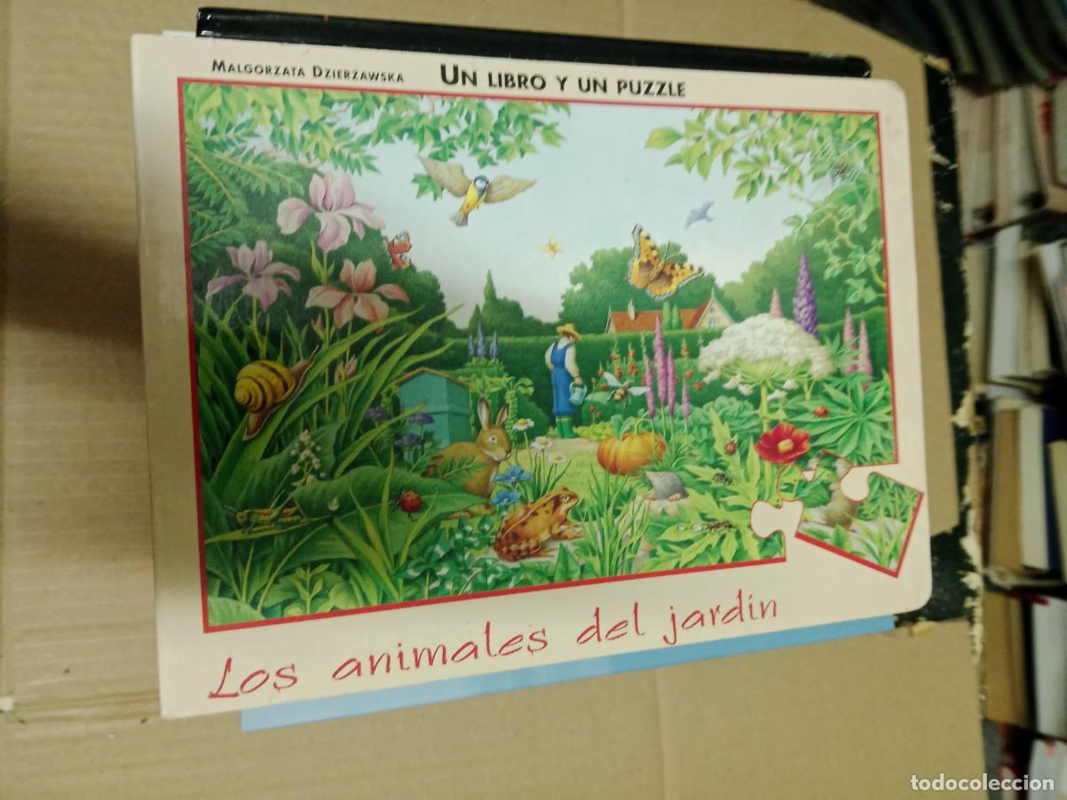 Libros de segunda mano: LOS ANIMALES DEL JARDIN LIBRO PUZZLE LIBRO M-6