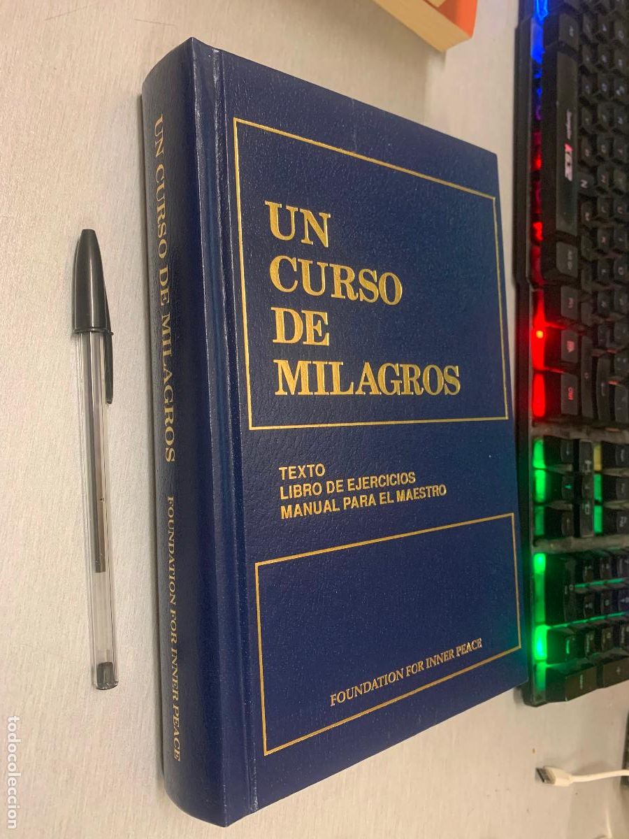 Libros de segunda mano: UN CURSO DE MILAGROS, TEXTO, LIBRO JERCICIOS, MANUAL PARA EL MAESTRO / FOUNDATION FOR INNER PEACE