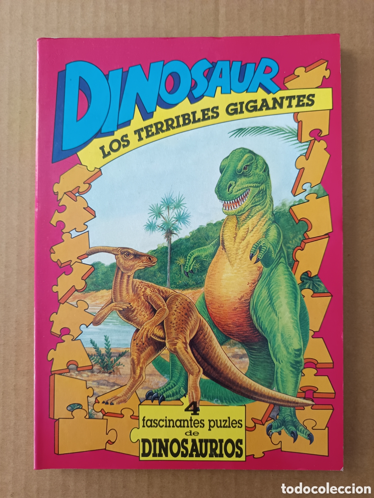 Second hand books: Dinosaur: Los Terribles Gigantes / 4 Fascinantes Puzles (Ediciones Zinco, 1988). &iexcl;&Uacute;nico en TC!