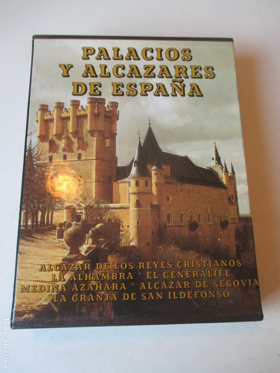Libros de segunda mano: PALACIOS Y ALC&Aacute;ZARES DE ESPA&Ntilde;A La Alhambra, El Generalife, Segovia... W42614