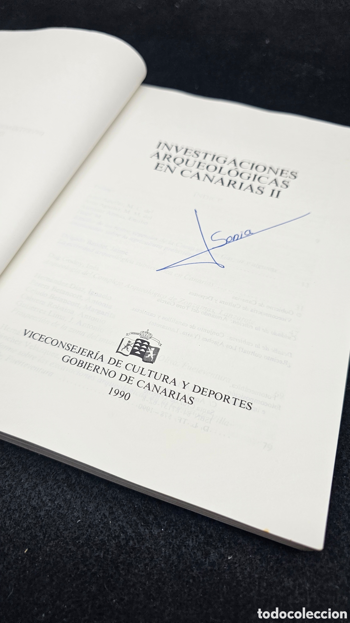 Libros de segunda mano: Investigaciones arqueol&oacute;gicas en Canarias - Foto 2