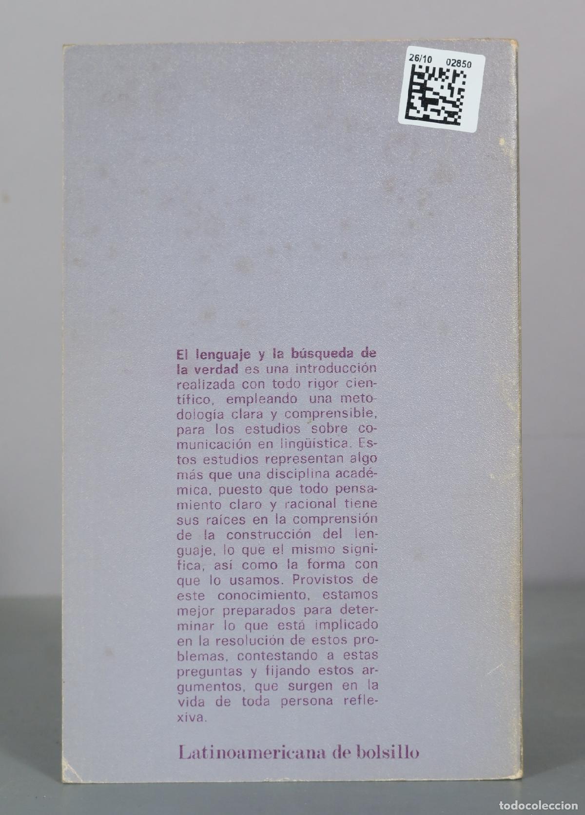 Libros de segunda mano: El lenguaje y la busqueda de la verdad - John Wilson - Edhasa - Foto 2