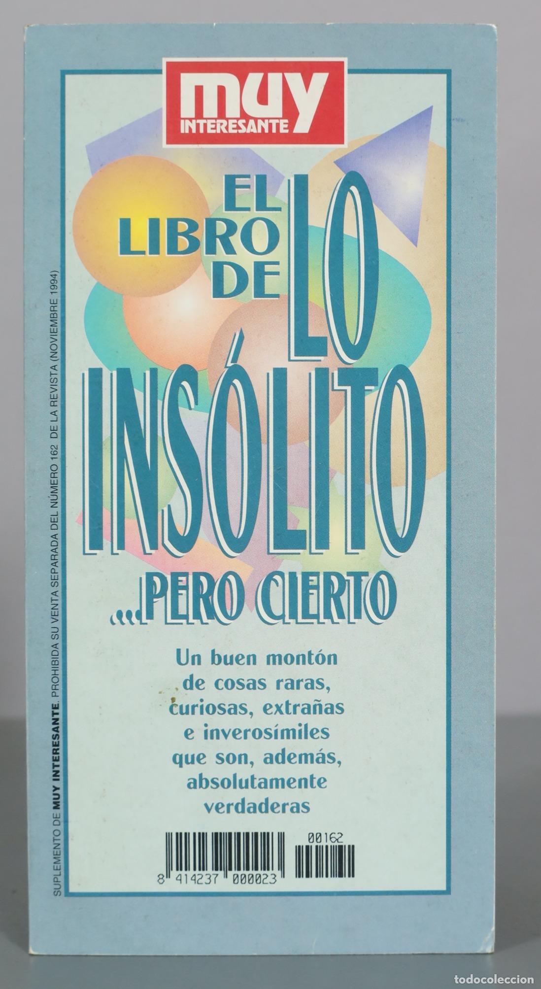 Livros em segunda m&atilde;o: El Libro de lo Ins&oacute;lito ... Pero Cierto - Muy Interesante
