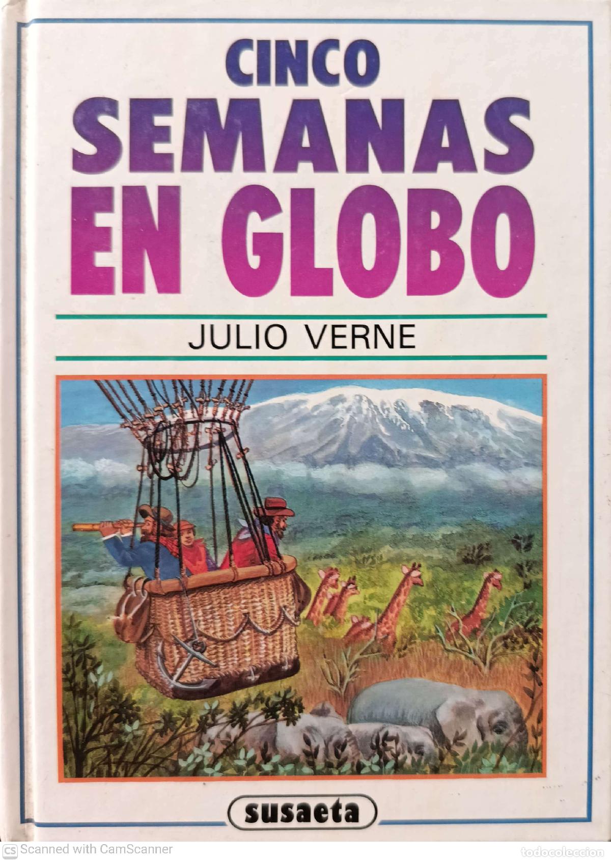 Second hand books: Cinco semanas en globo - Julio Verne