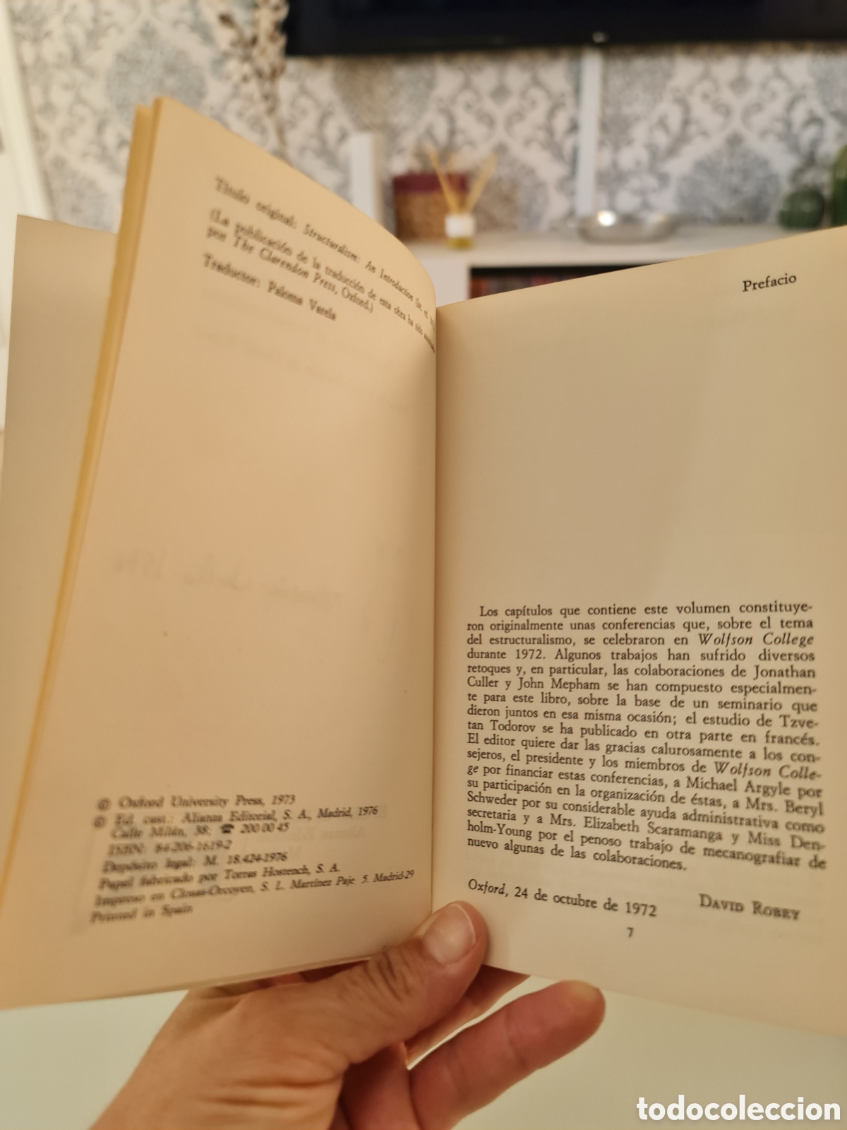 Libros de segunda mano: Introducci&oacute;n al estructuralismo. David Robey. 1973. Alianza editorial. - Foto 2