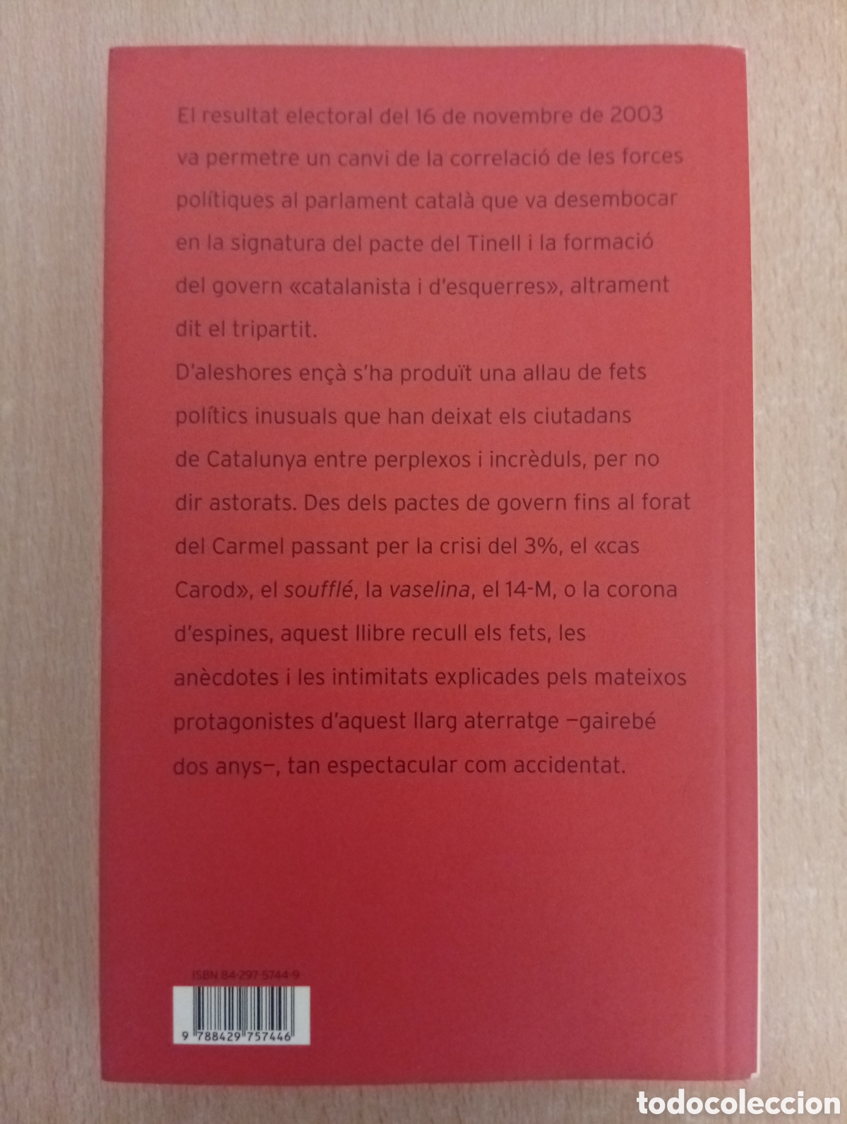 Libros de segunda mano: &laquo;Ja som aqu&iacute;&raquo;. HIST&Ograve;RIES DEL TRIPARTIT. Pere Cullell - Foto 2