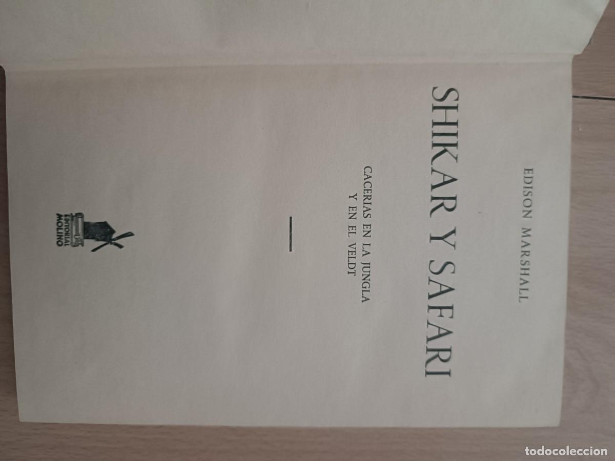 Libros de segunda mano: Shikar y Safari libro - Foto 2