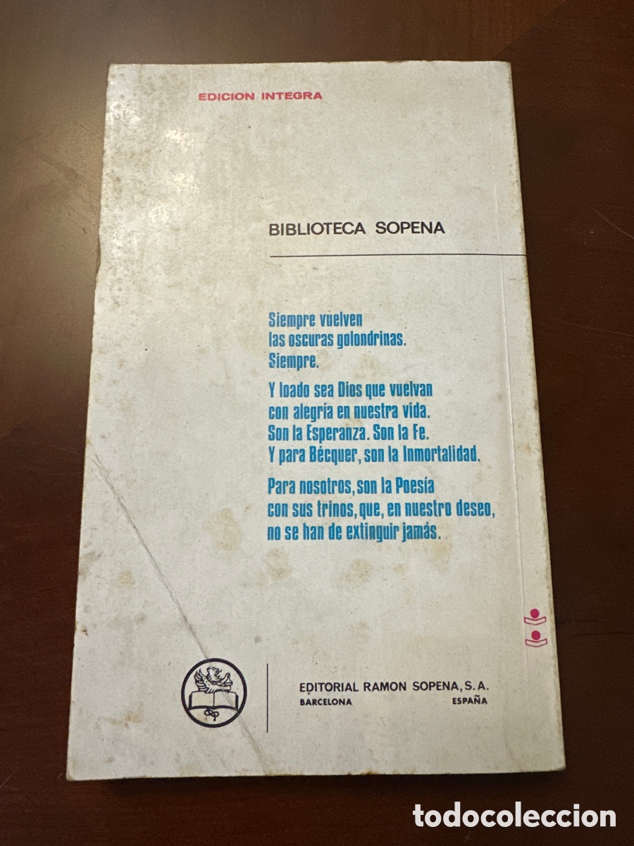 Libros de segunda mano: RIMAS Y LEYENDAS. B&Eacute;CQUER, Gustavo Adolfo. 1965 - Foto 6