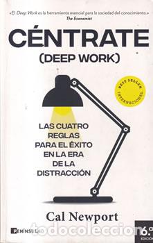 Libros de segunda mano: C&eacute;ntrate (Deep work) - Cal Newport - Foto 1