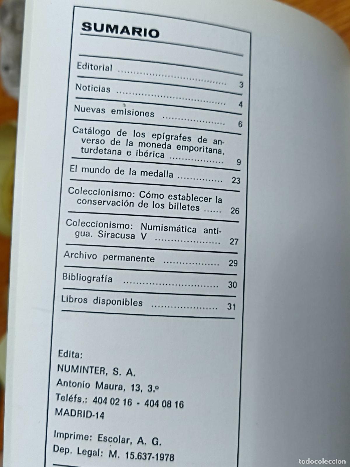 Libros de segunda mano: Cuadernos de Numismatica - Numinter 21 - Foto 2