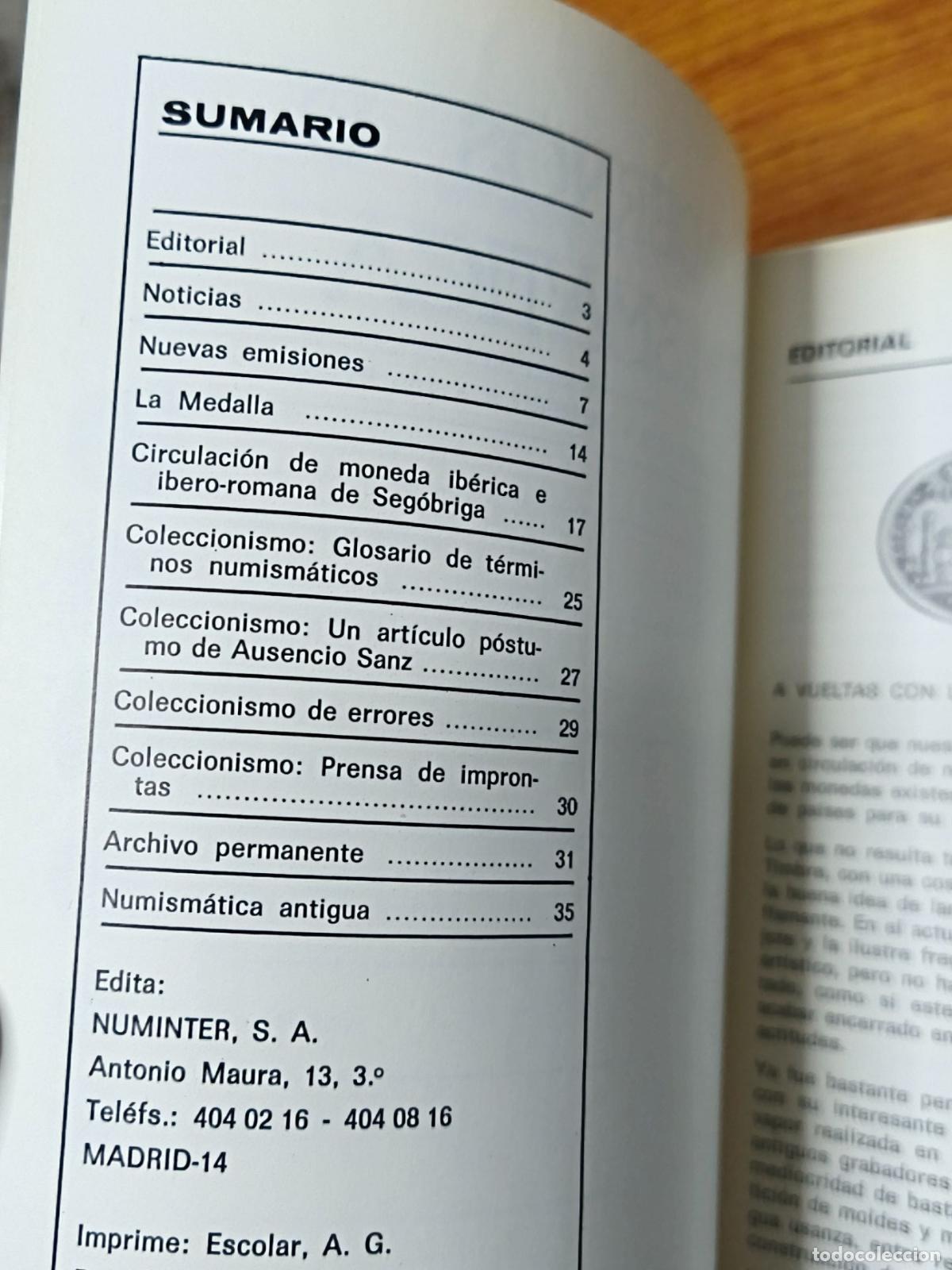 Libros de segunda mano: Cuadernos de Numismatica - Numinter 9 - Foto 2