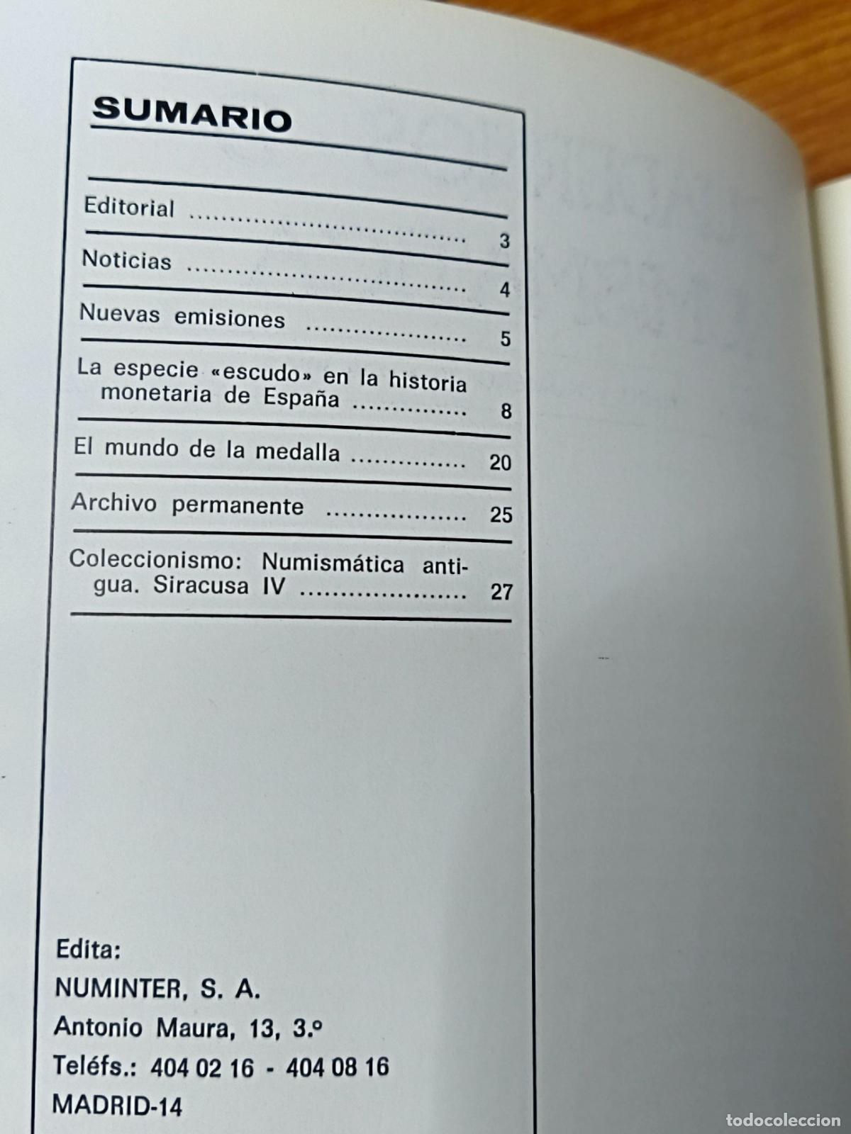 Libros de segunda mano: Cuadernos de Numismatica - Numinter 20 - Foto 2