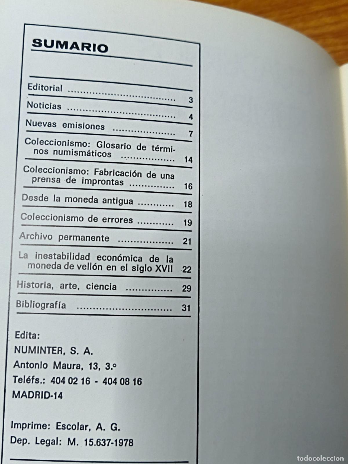 Libros de segunda mano: Cuadernos de Numism&aacute;tica - Numinter, S. A. 7 - Foto 2