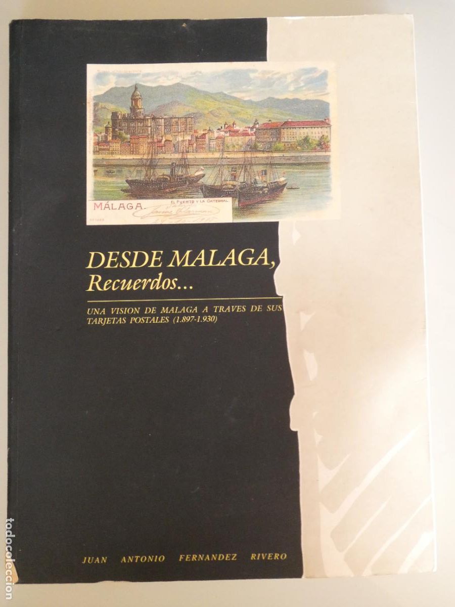 Libri di seconda mano: LIBRO DE POSTALES DE 1897 - 1930. DESDE M&Aacute;LAGA RECUERDOS. 300PAG. 1,1KG