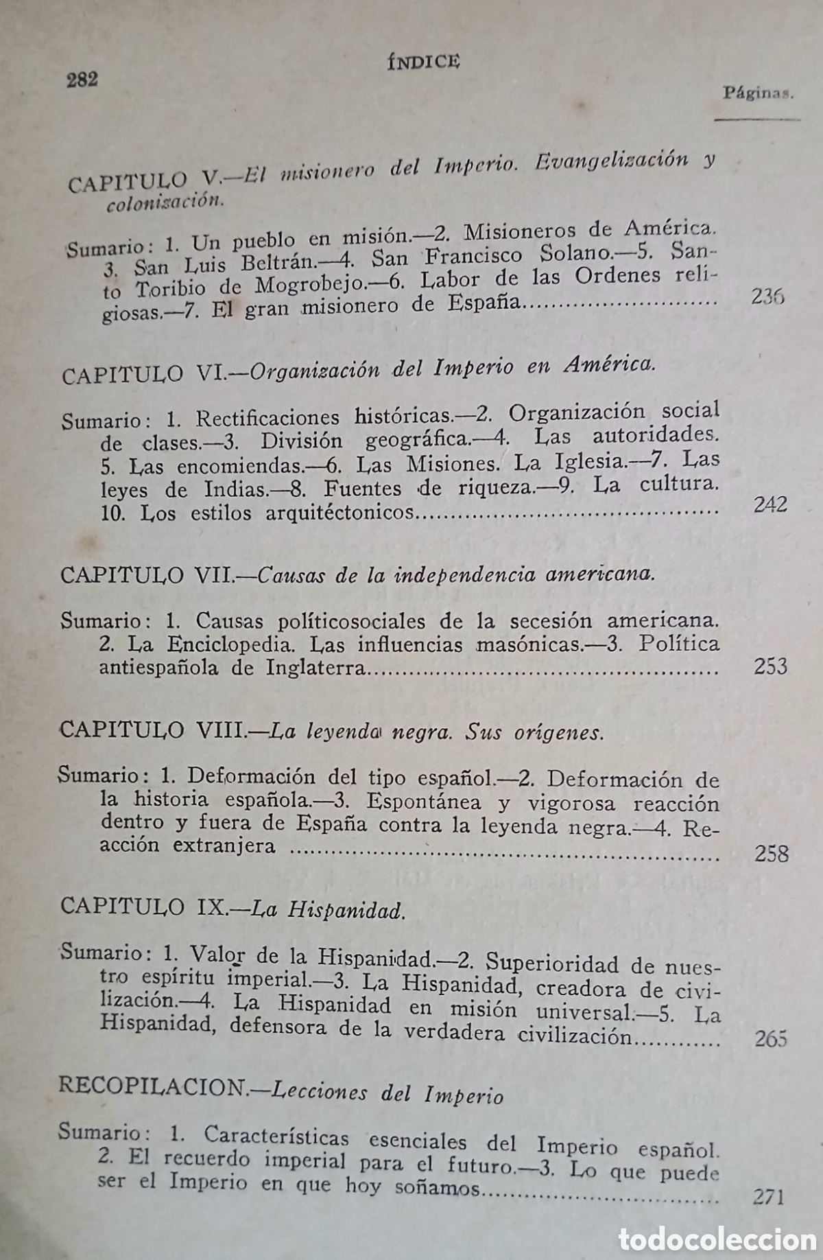Libros de segunda mano: Historia del imperio espa&ntilde;ol y de la hispanidad - Foto 6