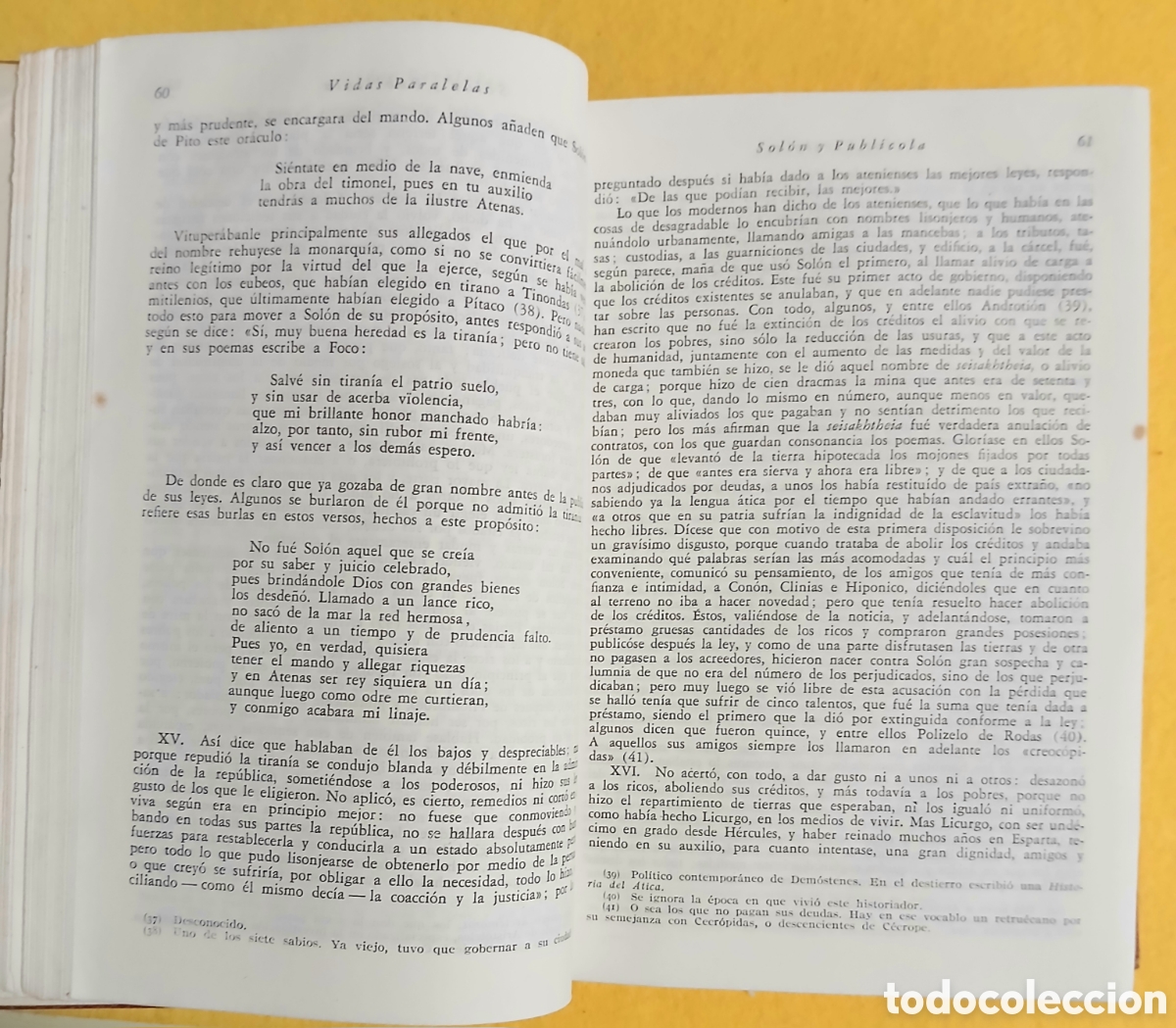 Libros de segunda mano: Vidas paralelas, Plutarco - Foto 5