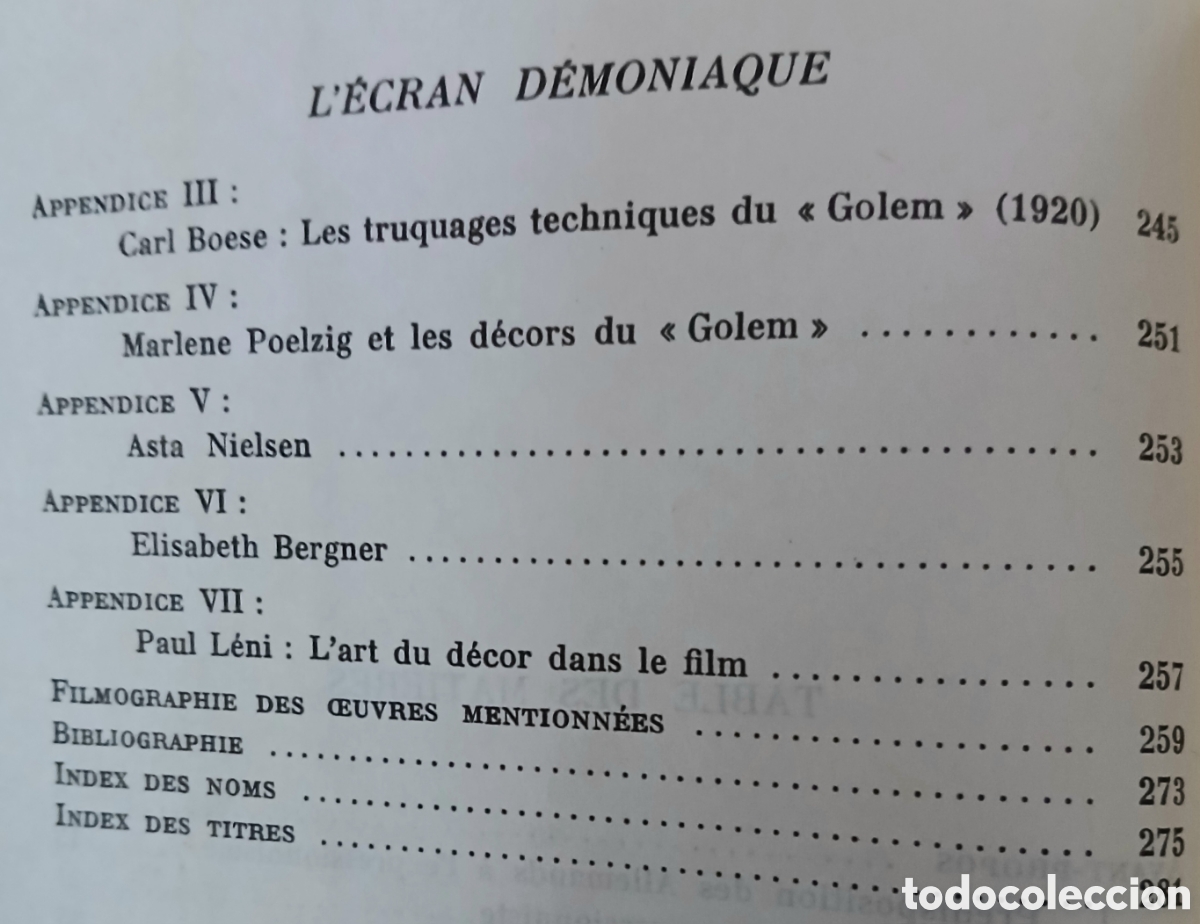 Libros de segunda mano: LEcran D&eacute;moniaque, Lotte H. Eisner - Foto 10